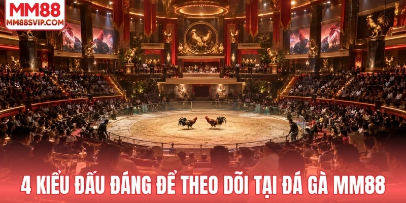 4 kiểu đấu đáng chú ý tại đá gà MM88