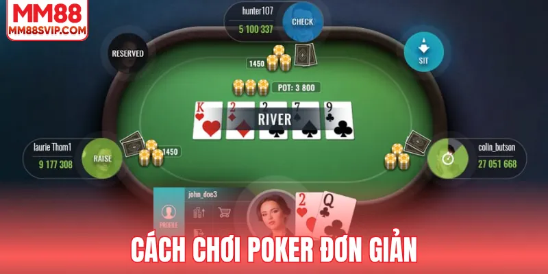 Cách chơi poker đơn giản
