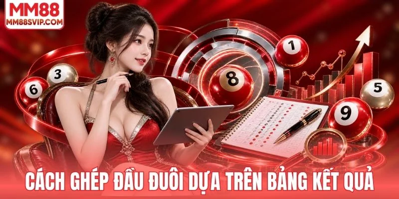 Cách ghép đầu đuôi dựa trên bảng kết quả
