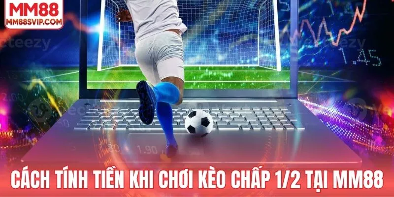 Hướng dẫn tính tiền chi tiết khi chấp kèo 1/2