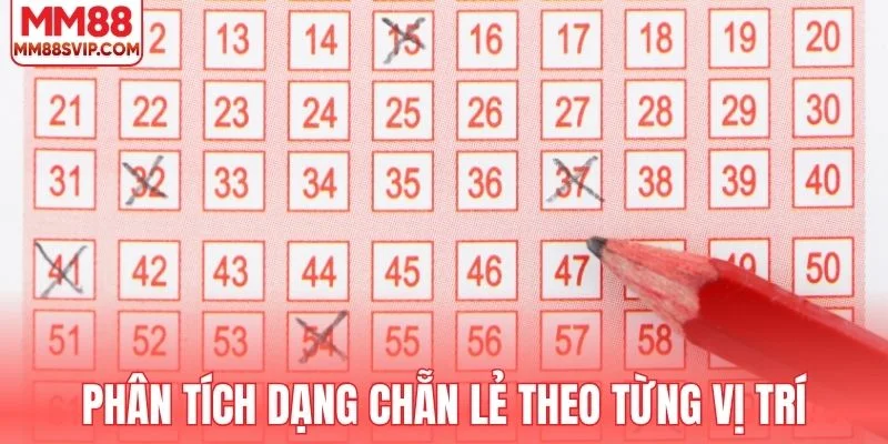 Phân tích dạng chẵn lẻ theo từng vị trí